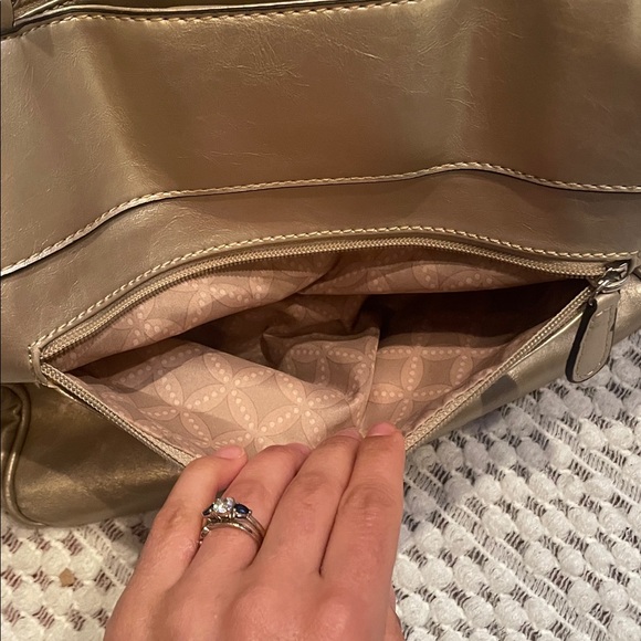 Franco Sarto Gold Handbag/Purse - Picture 7 of 15
